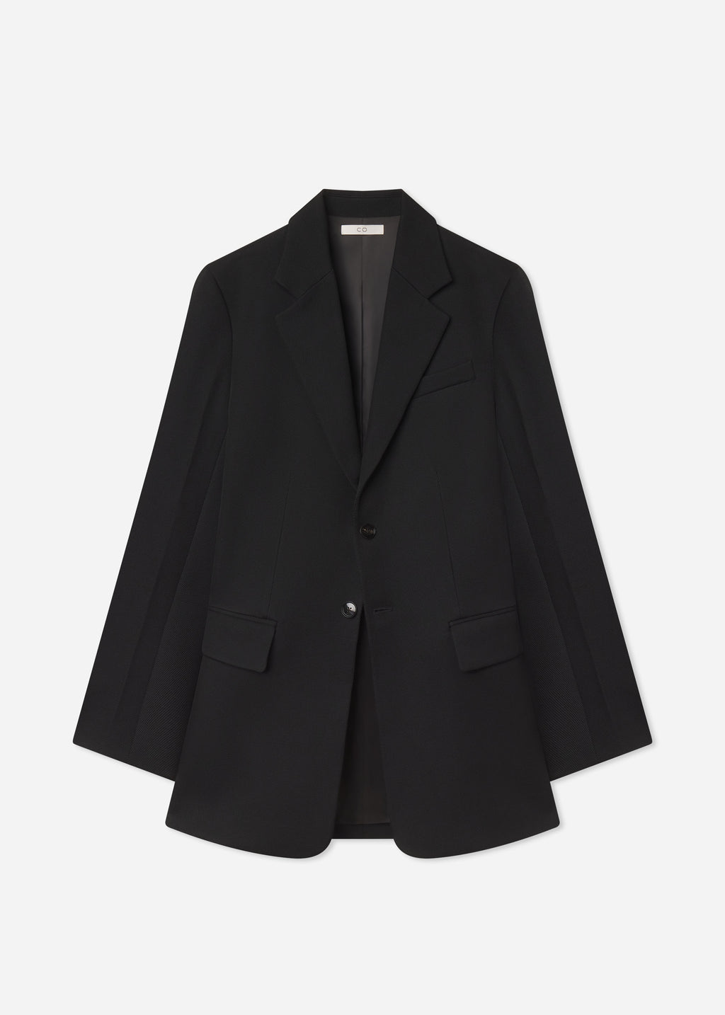 Relaxed Blazer in Wool - Black - CO