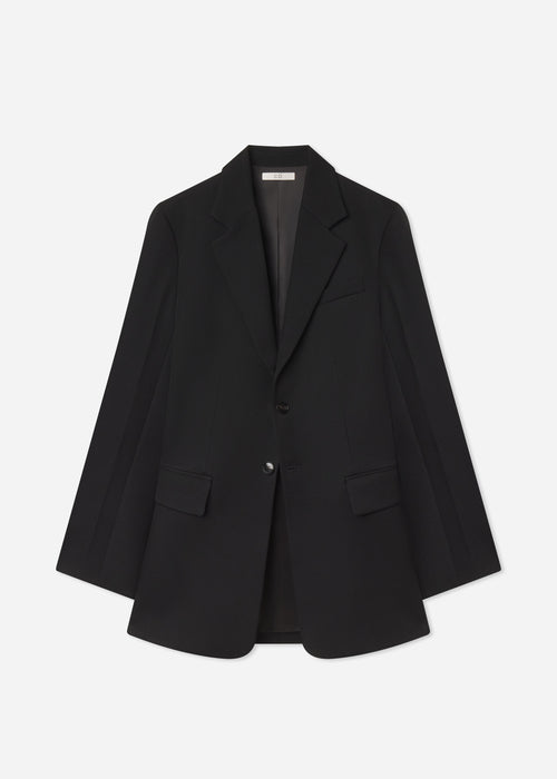 Relaxed Blazer in Wool - Black, image 4 of 4
