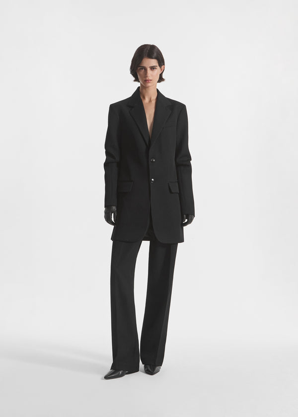 Relaxed Blazer in Wool - Black - CO