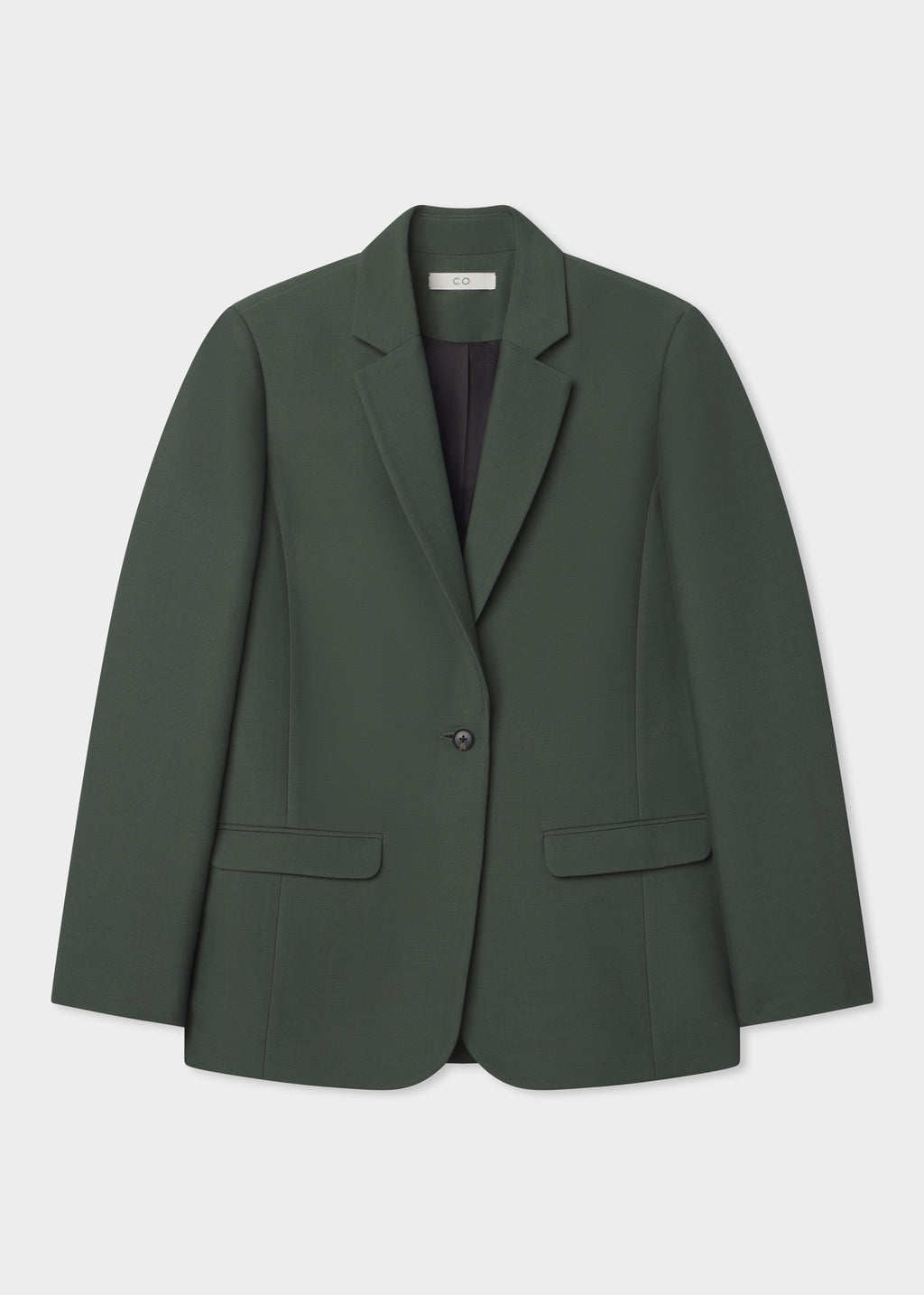 Boxy Blazer in Faille - Pistachio - CO