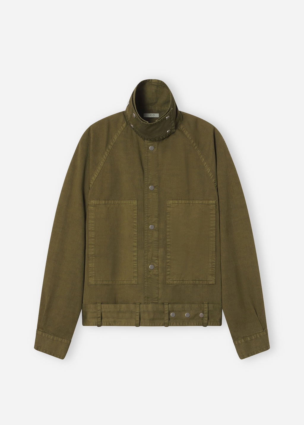 Raglan Workwear Bomber in Cotton - Avocado - CO