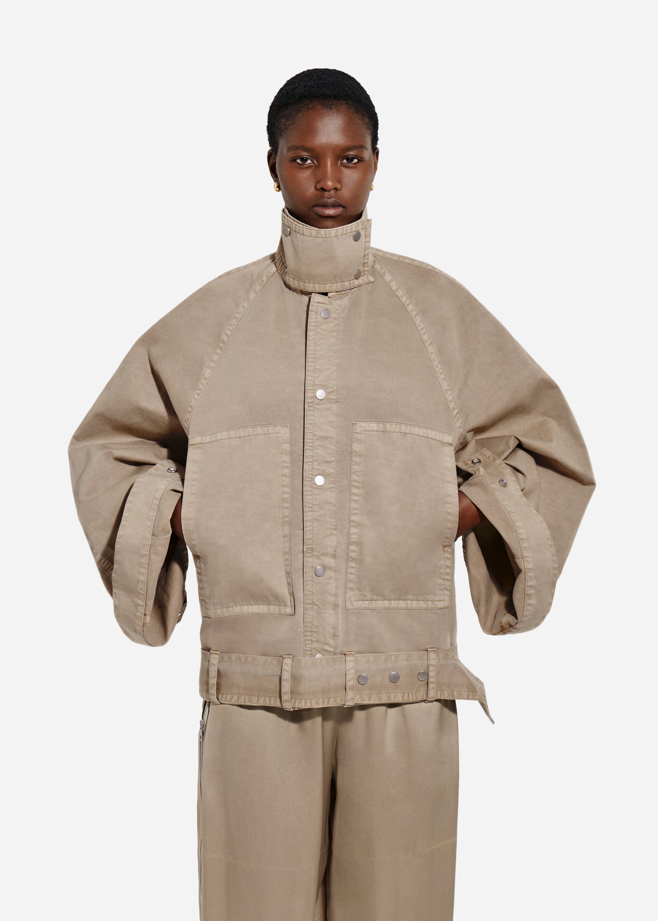 Raglan Workwear Bomber - Chestnut