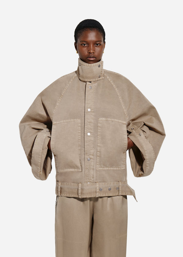 Raglan Workwear Bomber - Chestnut - CO