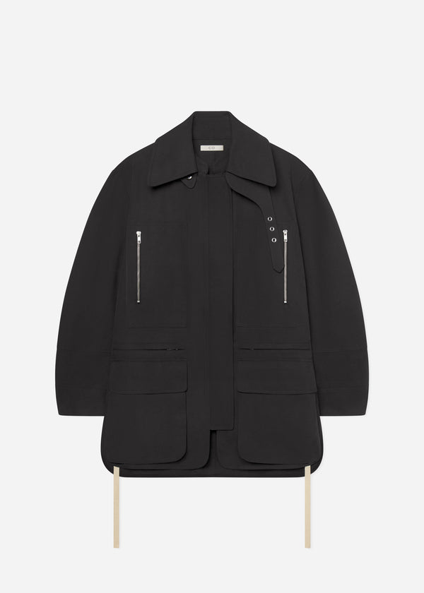 Oversized Field Jacket - Chocolate - CO