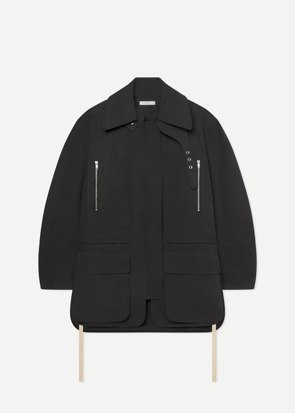 Oversized Field Jacket - Chocolate - CO
