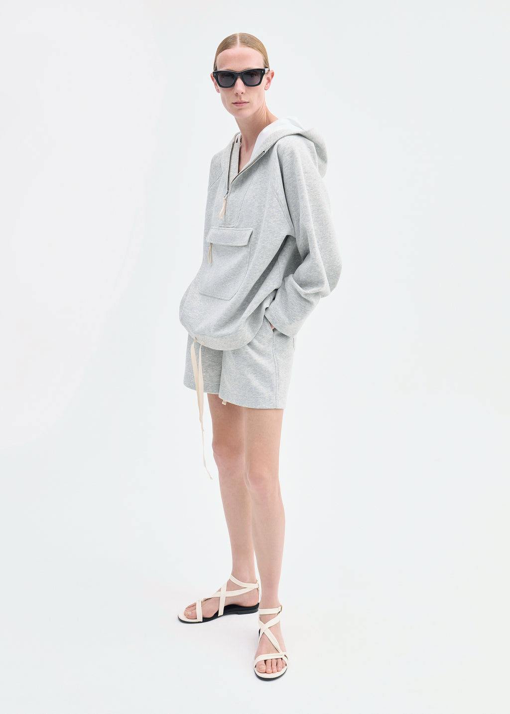 Combat Short in Scuba Jersey - Grey - CO