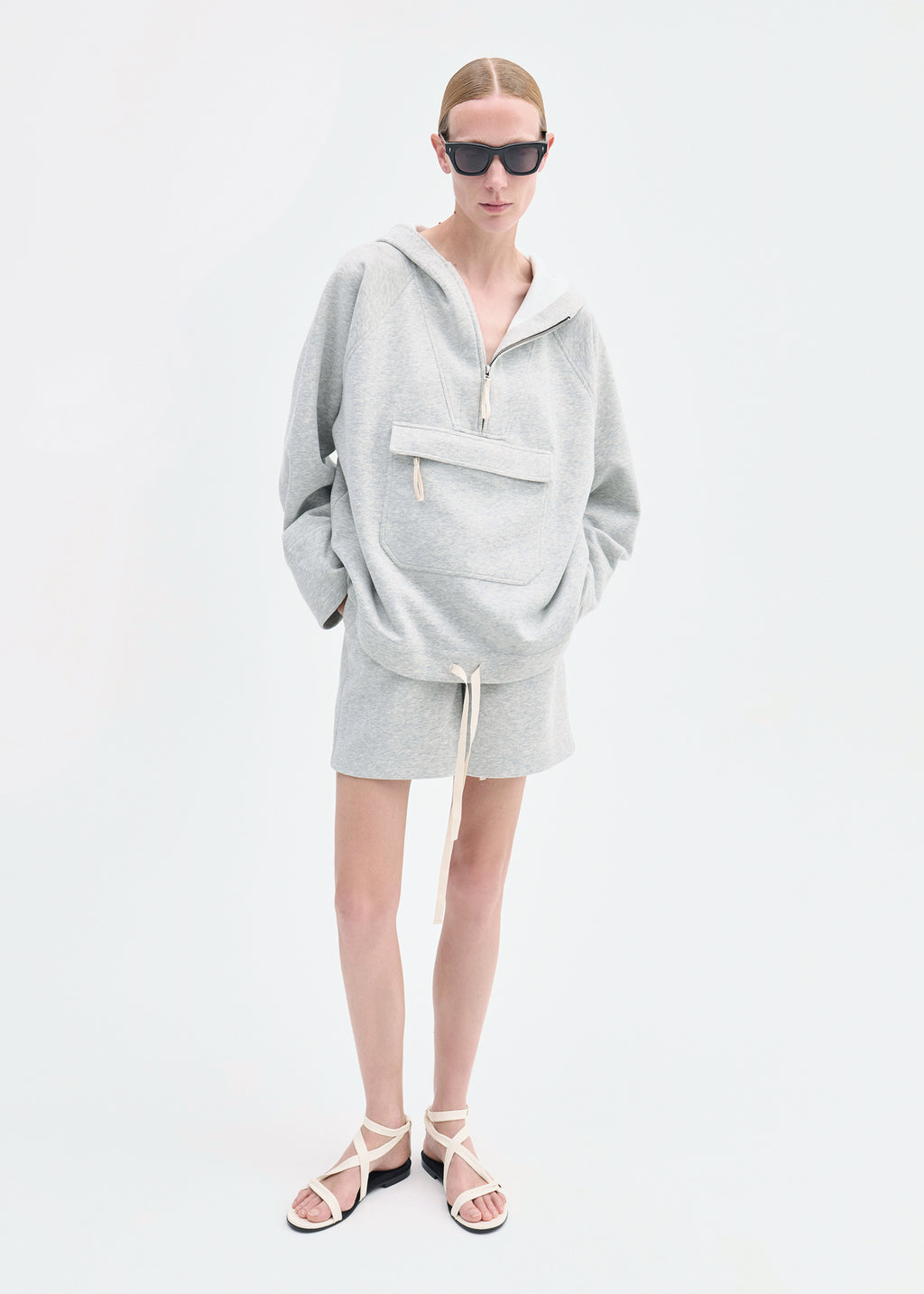 Combat Short in Scuba Jersey - Grey - CO