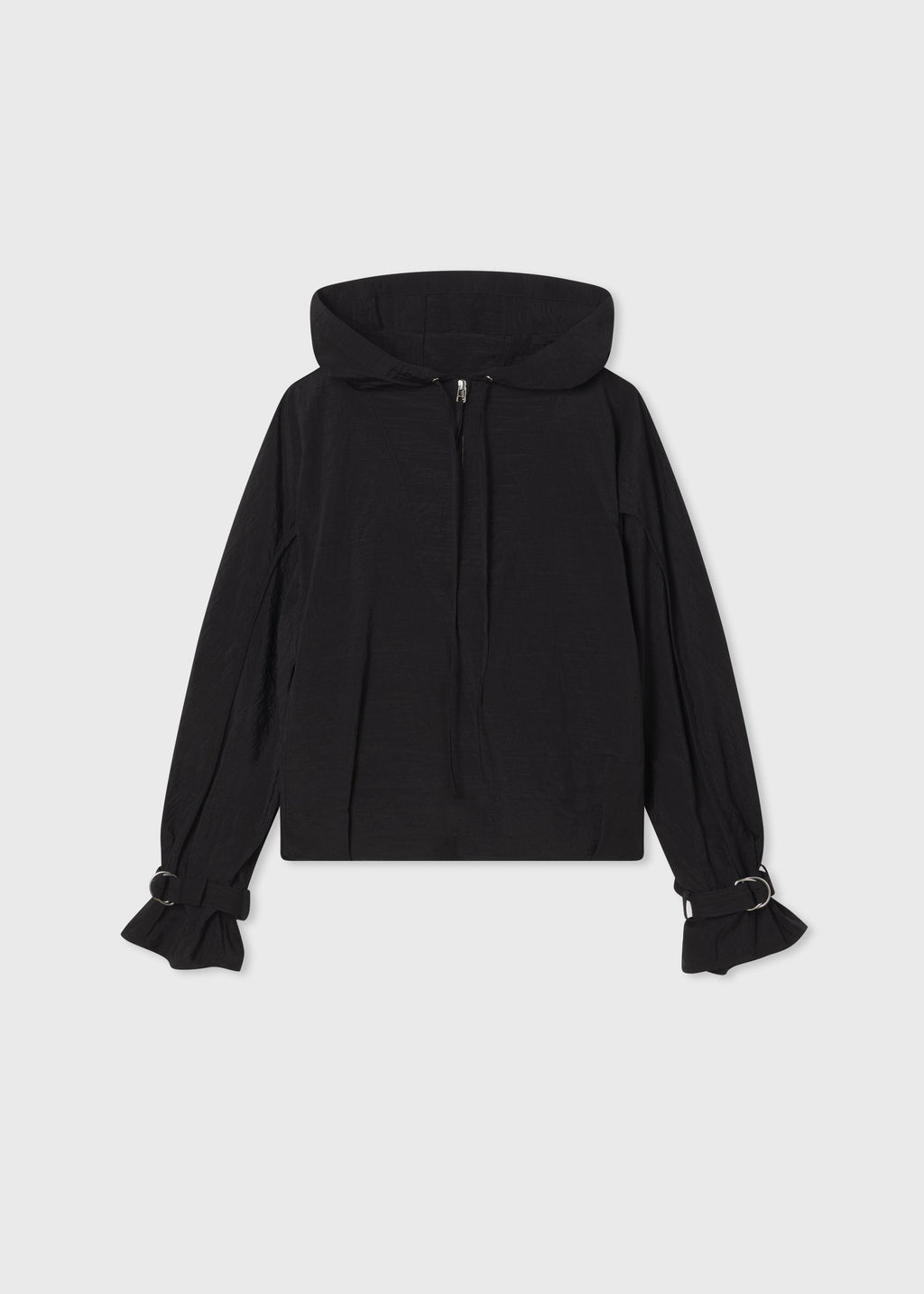 Sports Pullover in Recycled Nylon - Black - CO