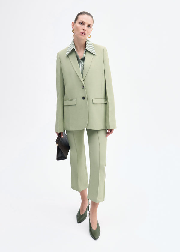 Structured Single-Breasted Blazer - Tea - CO
