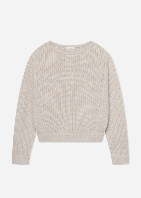 Batwing Sweater in Silk Cashmere -  Arctic - CO