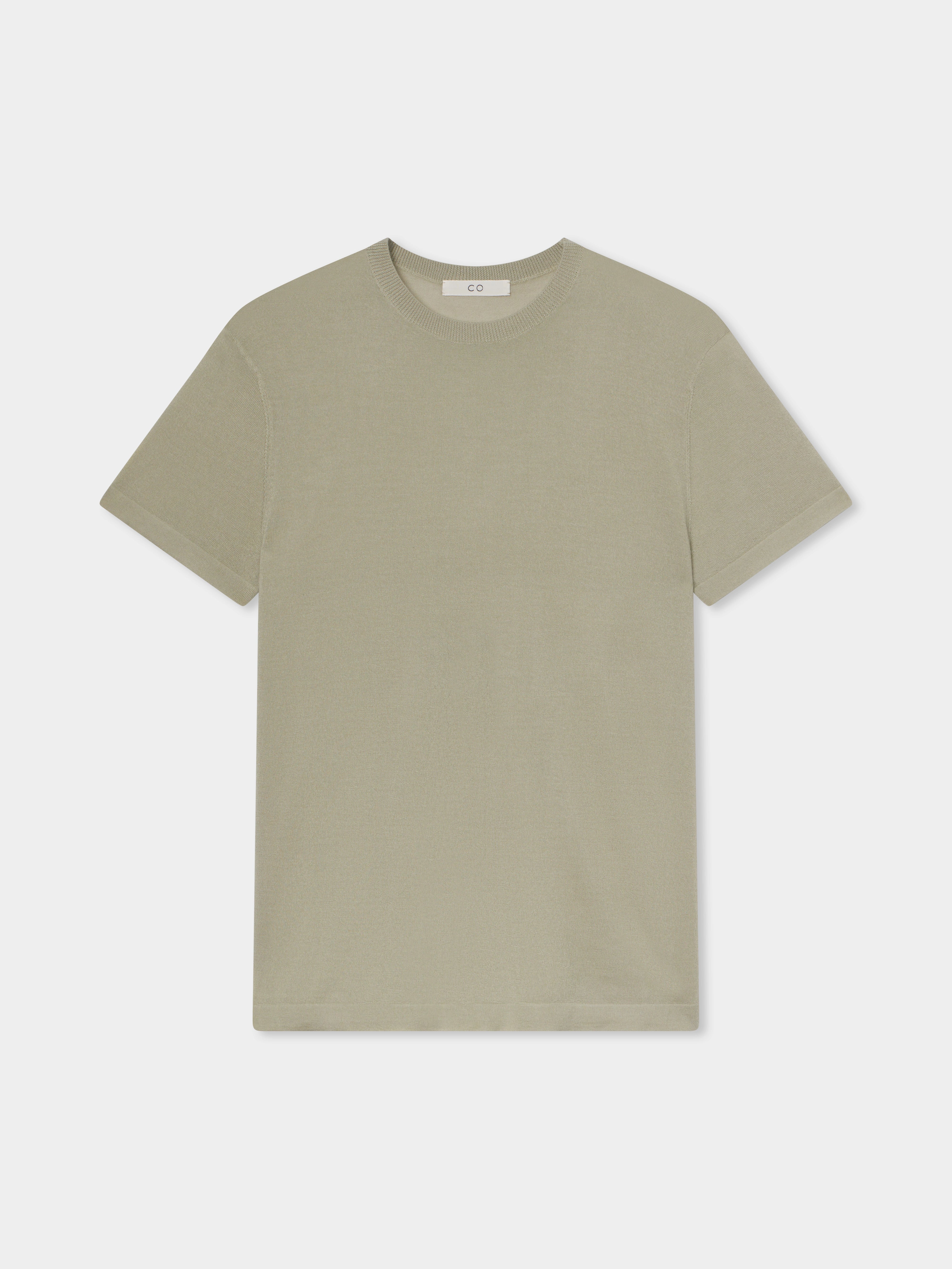 Relaxed Tee in Fine Cashmere - Alfalfa