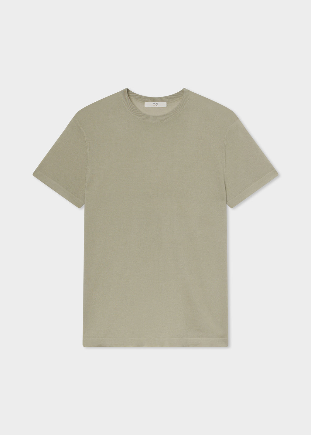 Relaxed Tee in Fine Cashmere - Alfalfa - CO