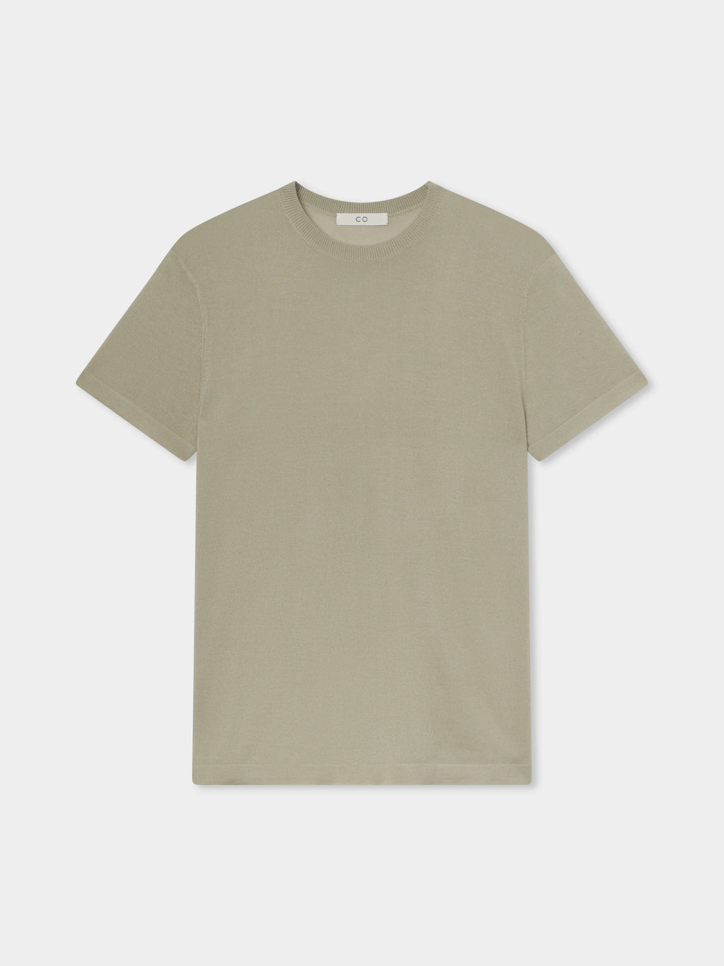 Relaxed Tee in Fine Cashmere - Alfalfa - CO