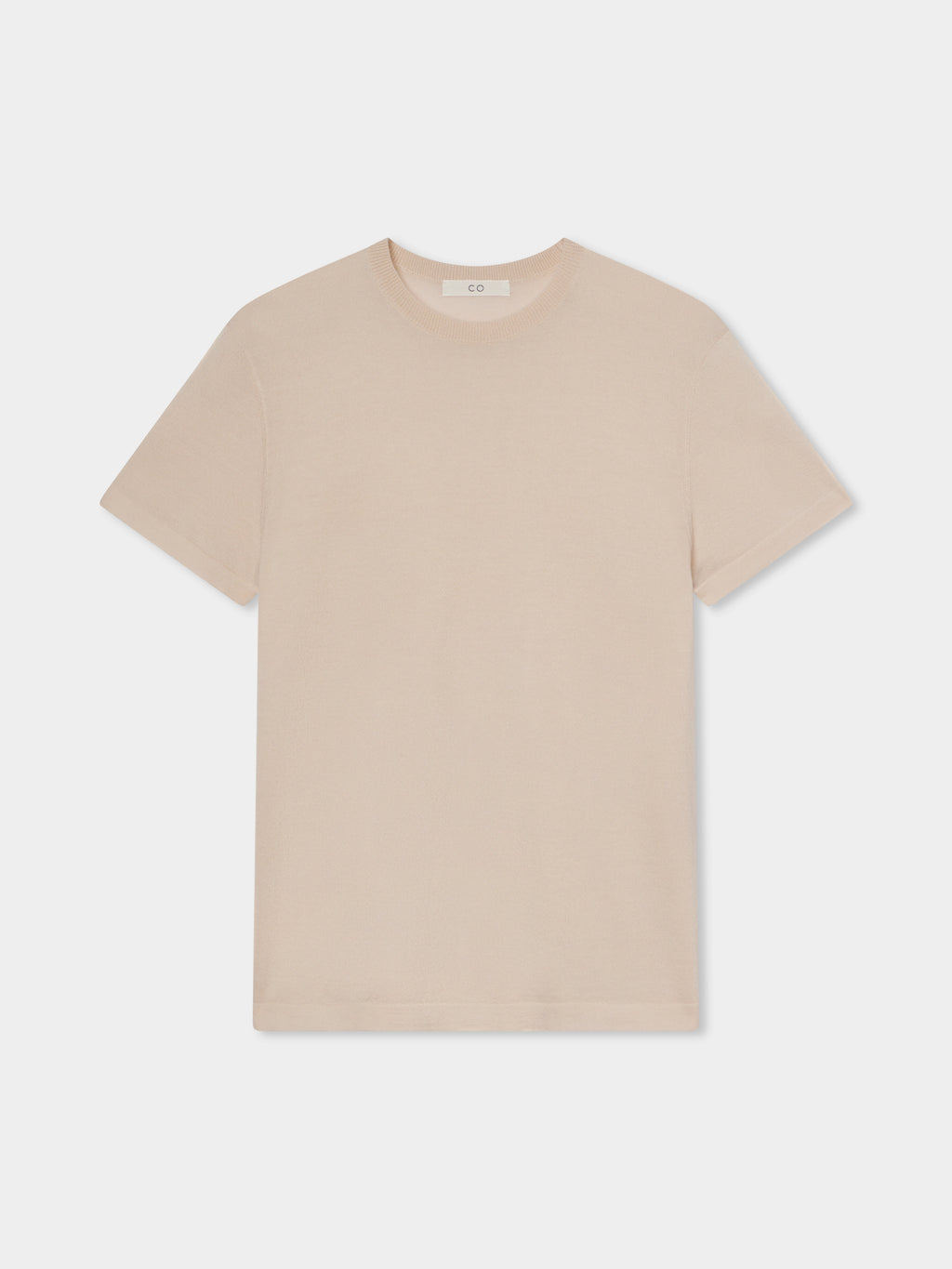 Relaxed Tee in Fine Cashmere - Whisper Pink - CO