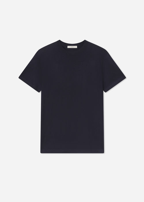 T-Shirt in Fine Cashmere - Nocturne, image 5 of 5