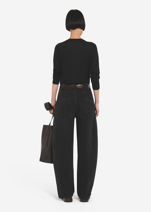 Denim Patch Pocket Jean - Black - CO