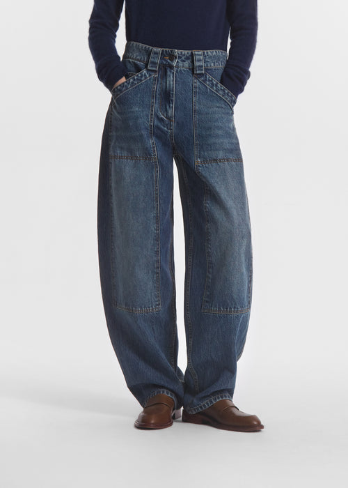 Denim Patch Pocket Jean - Indigo - CO