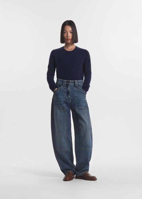 Denim Patch Pocket Jean - Indigo - CO