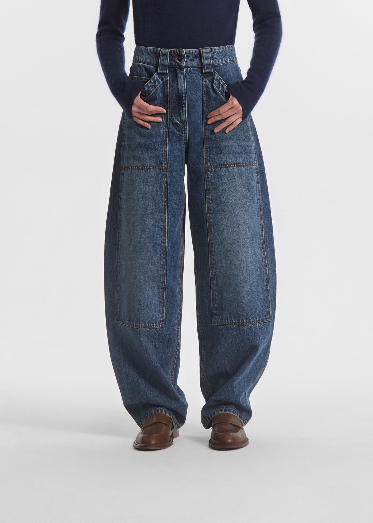 Denim Patch Pocket Jean - Indigo, image 3 of 7