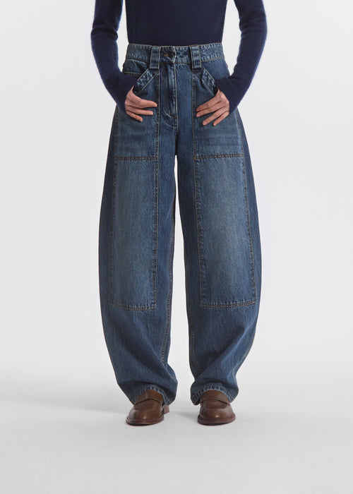 Denim Patch Pocket Jean - Indigo - CO