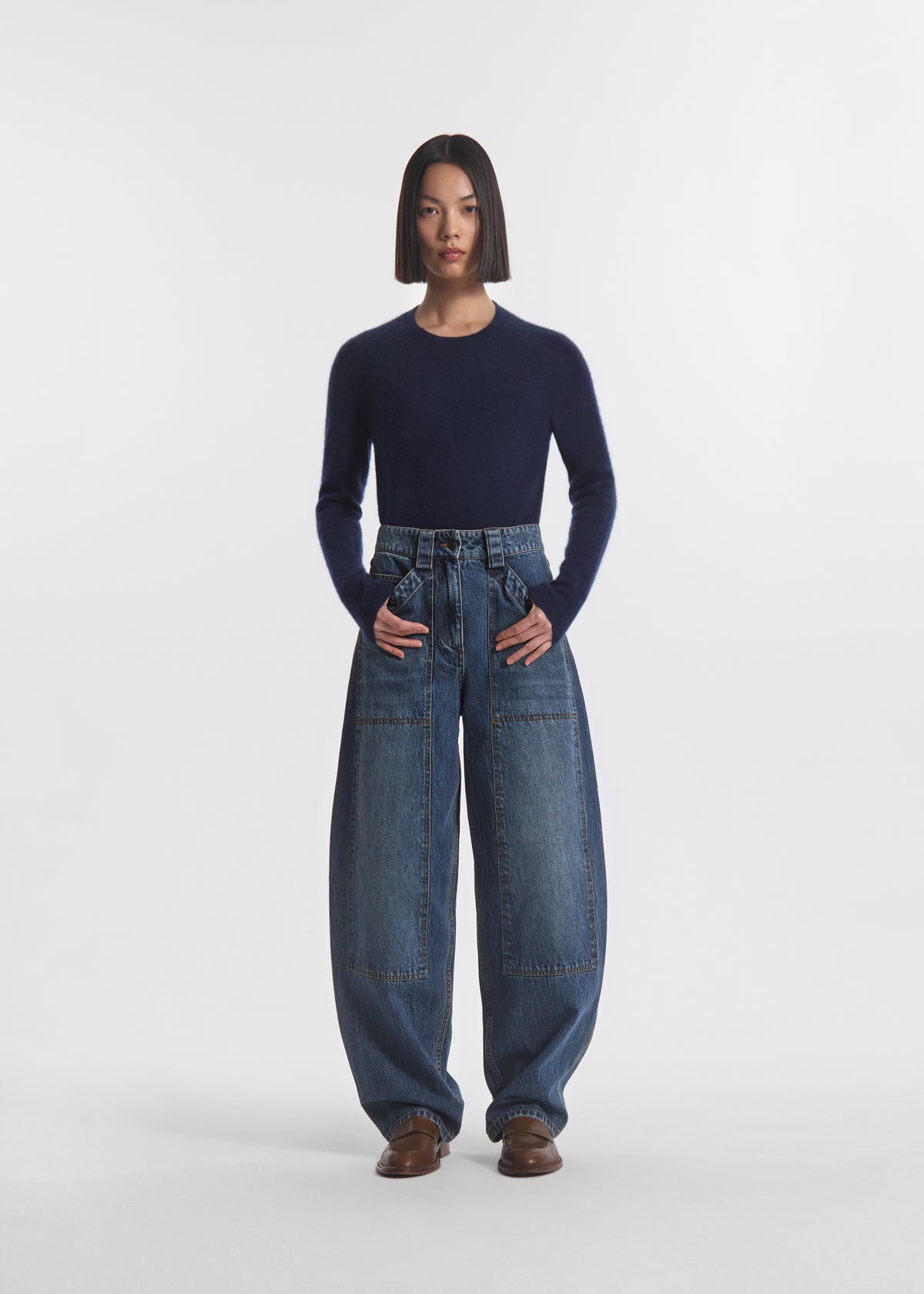 Denim Patch Pocket Jean - Indigo, image 2 of 7