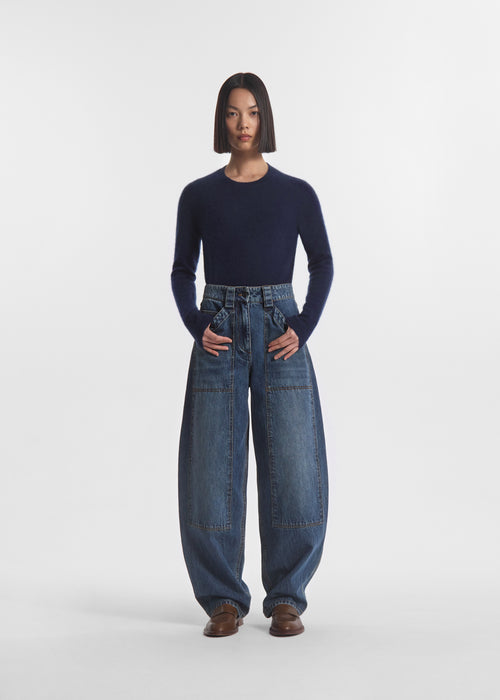 Denim Patch Pocket Jean - Indigo - CO