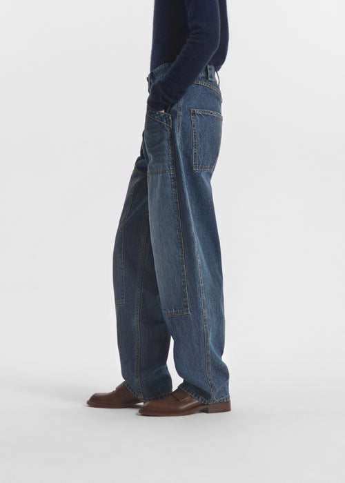 Denim Patch Pocket Jean - Indigo - CO