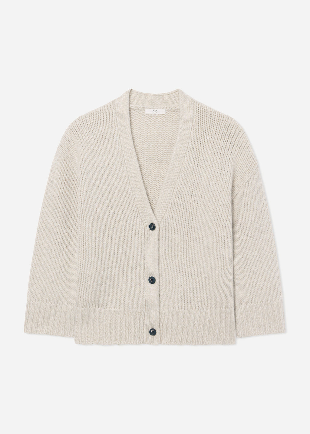 Boyfriend Cardigan in Cashmere  - Arctic - CO