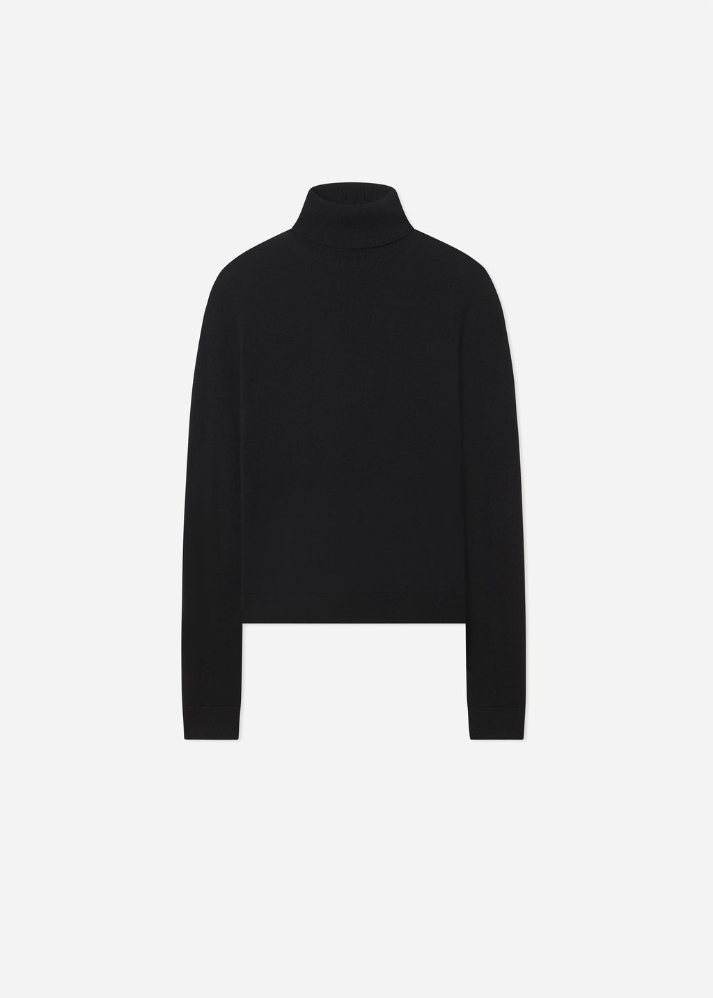 Slim Turtleneck in Fine Cashmere - Black - CO