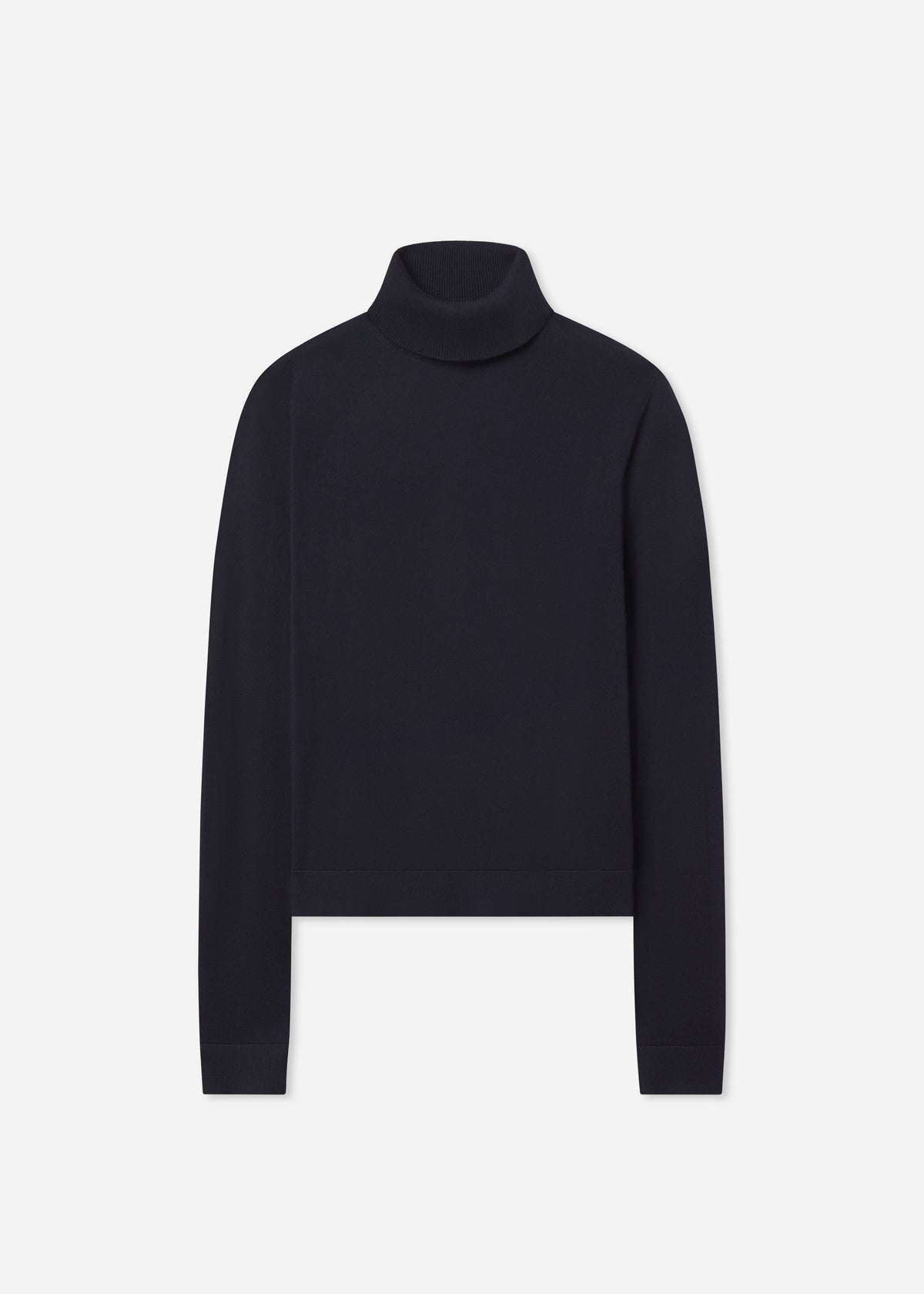 Slim Turtleneck in Fine Cashmere - Nocturne, image 5 of 5