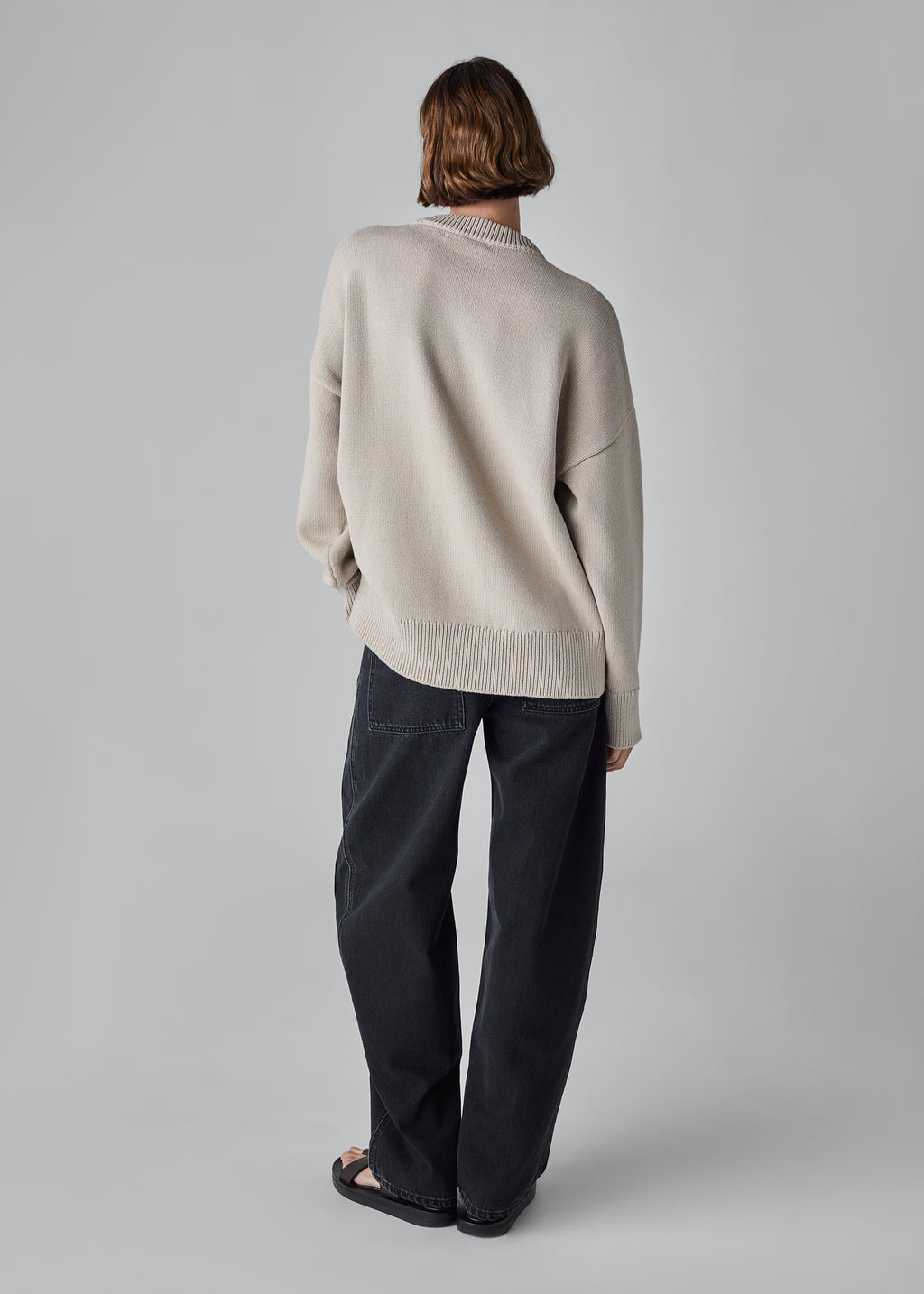 Boyfriend Crew in Cotton Knit - CO