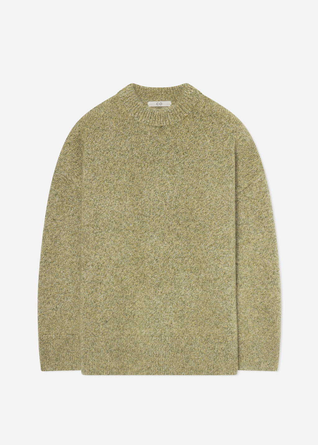 Boyfriend Sweater in Cashmere - Mossy - CO
