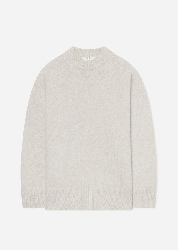 Boyfriend Sweater in Cashmere - Arctic - CO