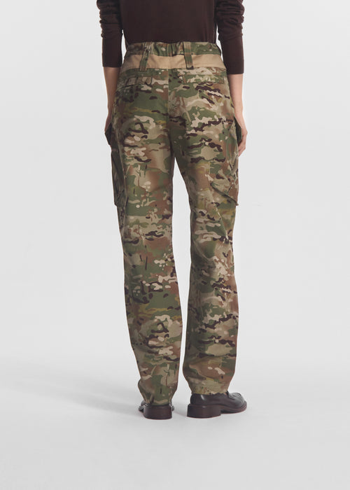 Military Pant in Cotton Twill - Camo Multi, image 5 of 6