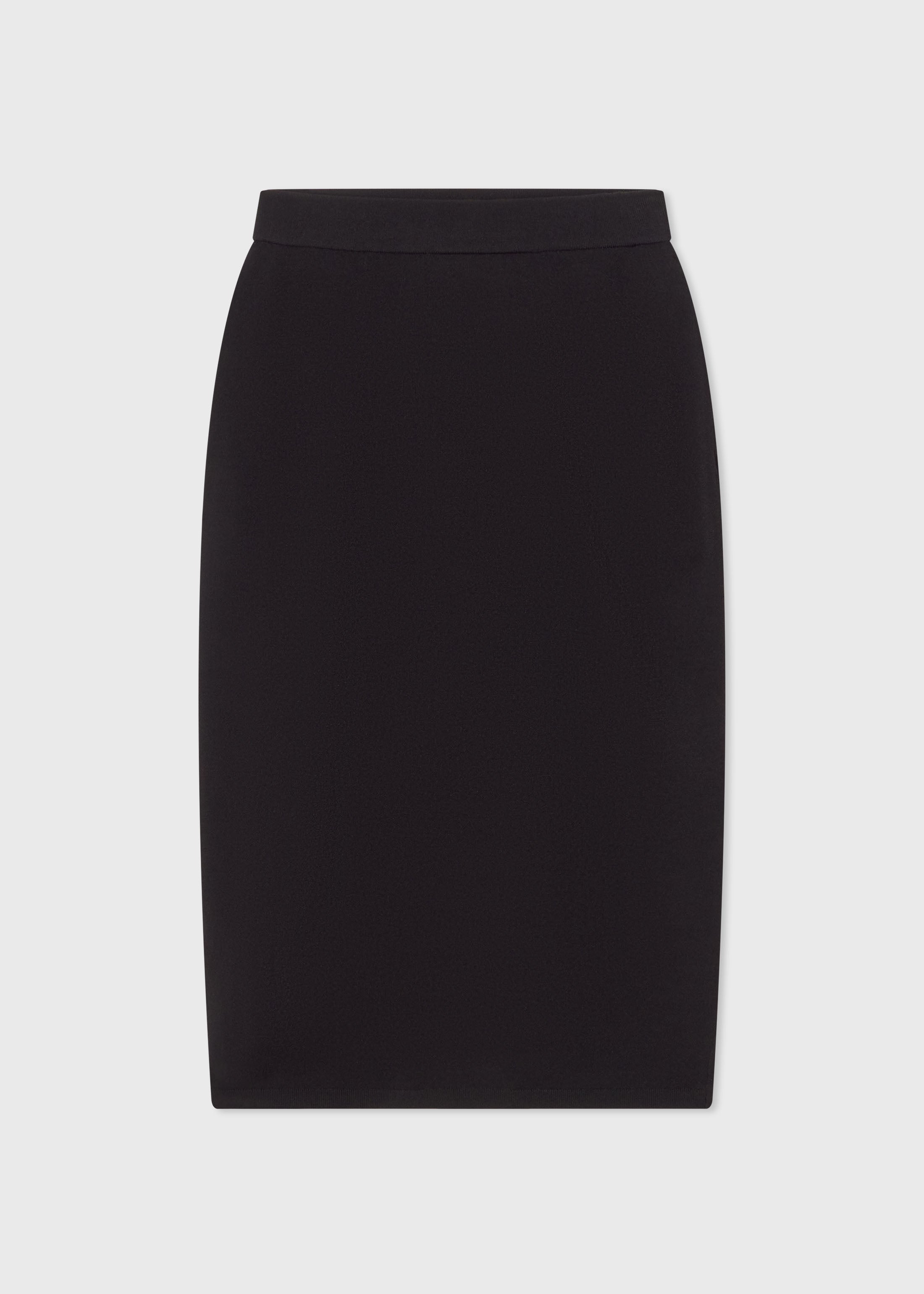 Pencil Skirt in Viscose - Black