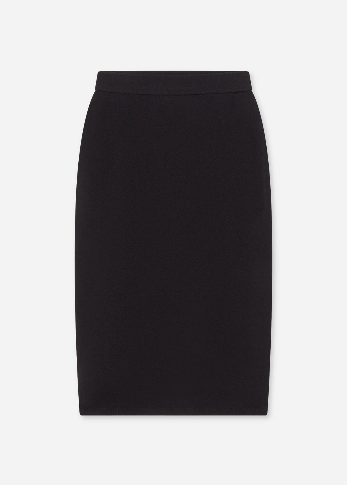 Pencil Skirt in Viscose - Black, image 3 of 3