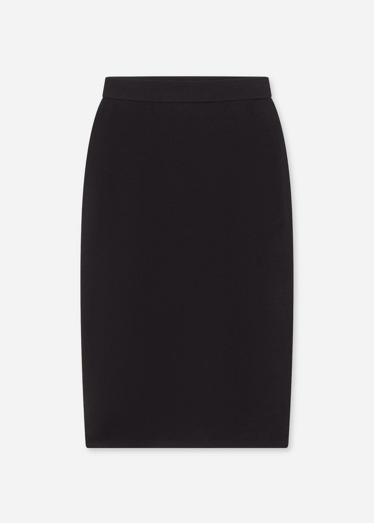 Pencil Skirt in Viscose - Black, image 3 of 3