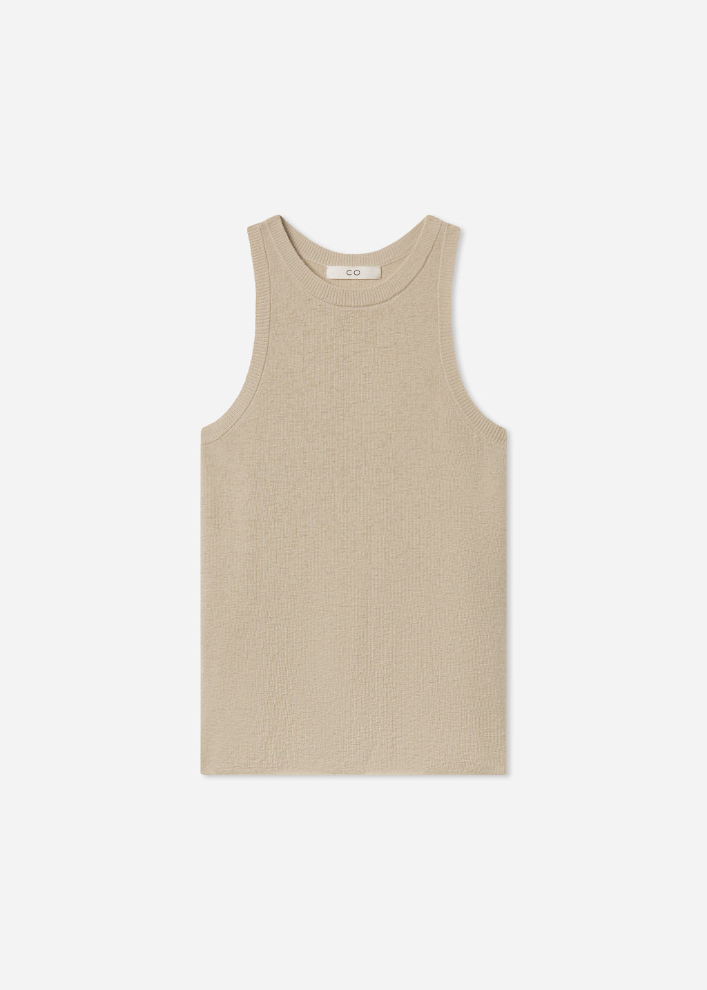 Tank Top in Fine Cashmere - Chestnut - CO