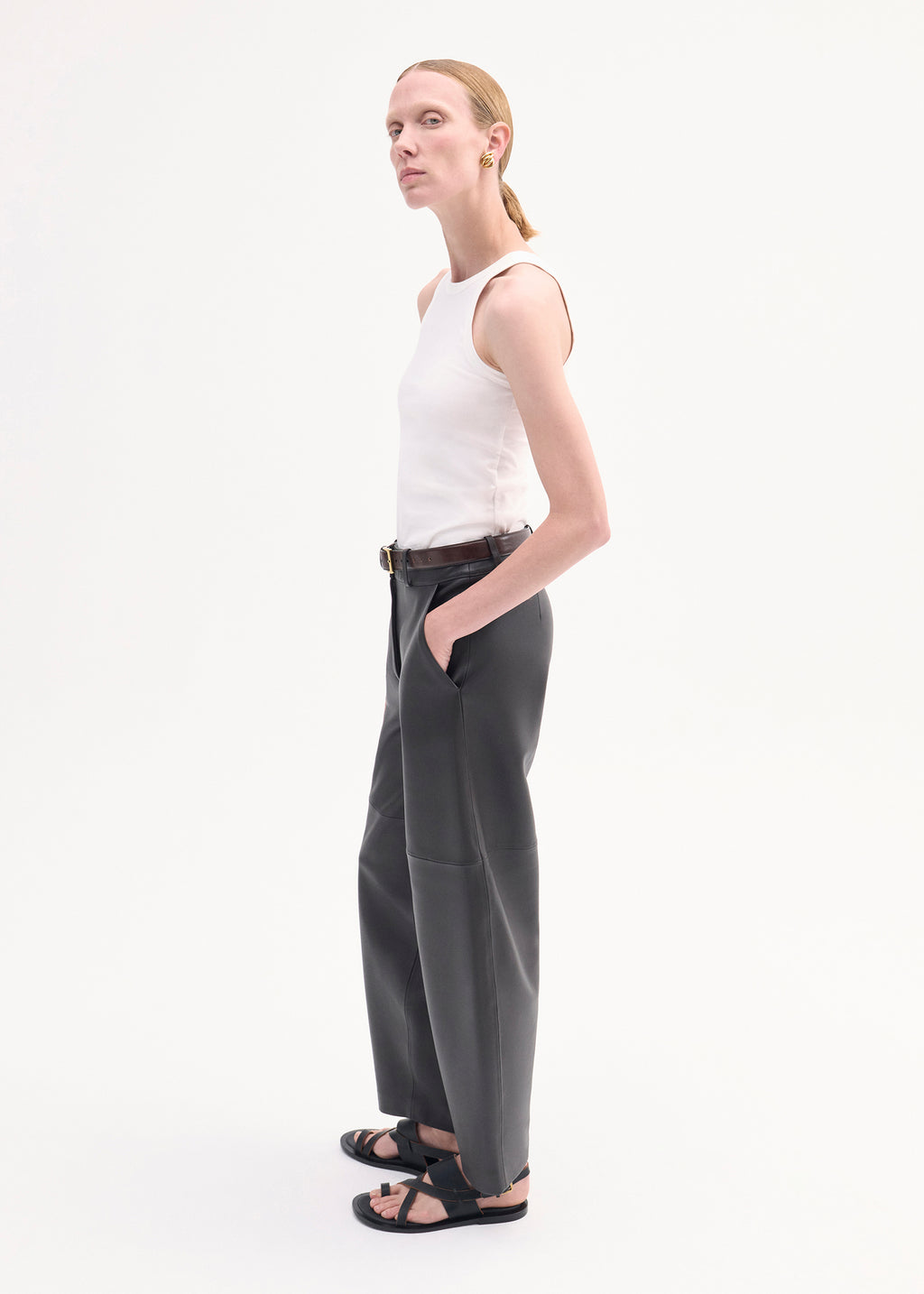 Tank Top in Smooth Cotton Jersey - White - CO
