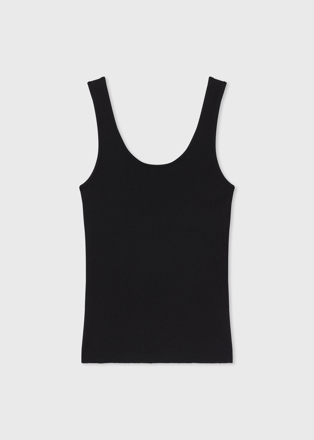 Sweater Tank in Fine Cashmere - Black - CO