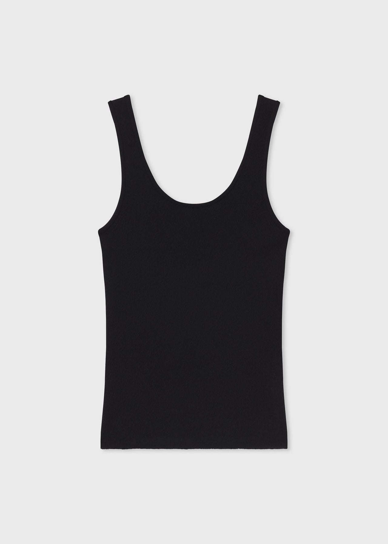 Sweater Tank in Fine Cashmere - Black - CO