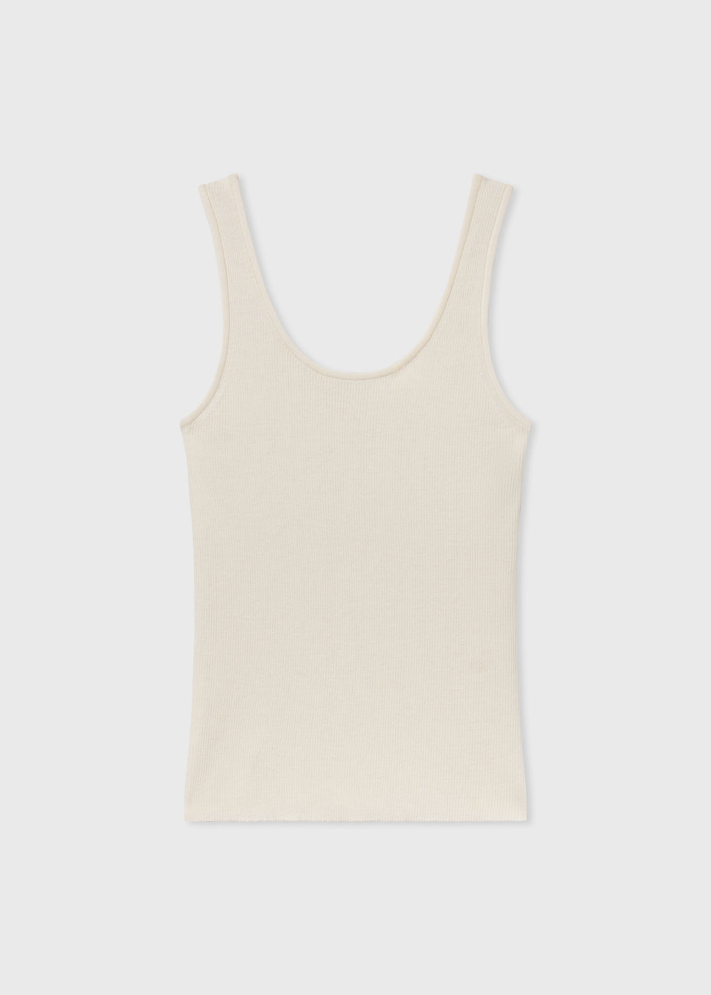 Sweater Tank in Fine Cashmere - Ivory - CO