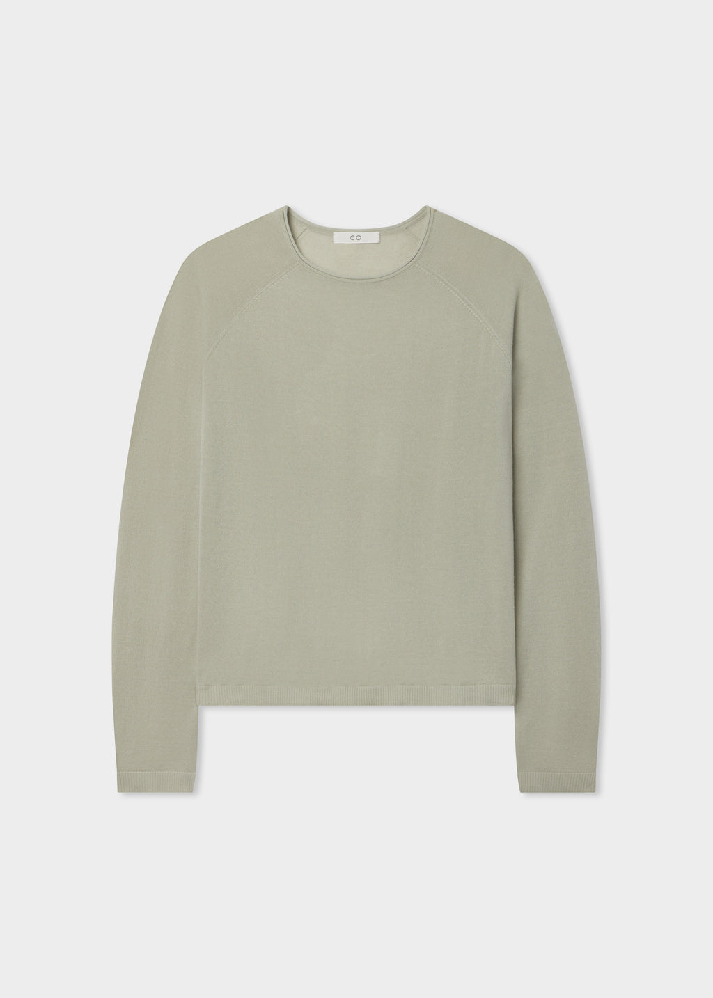 Raglan Sweater in Fine Cashmere - Alfalfa - CO