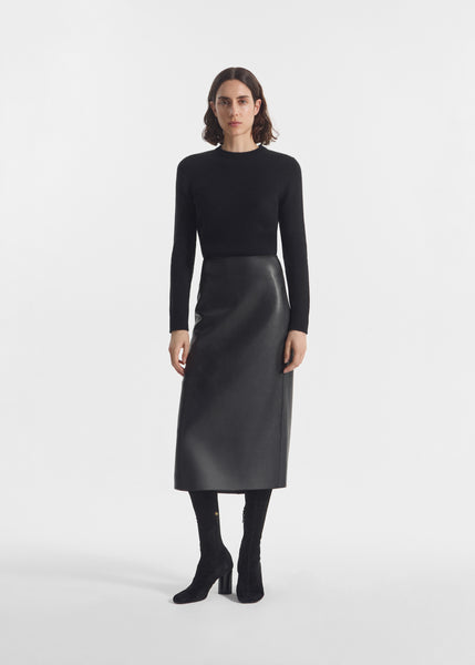 CO's Midi Pencil Skirt | Leather