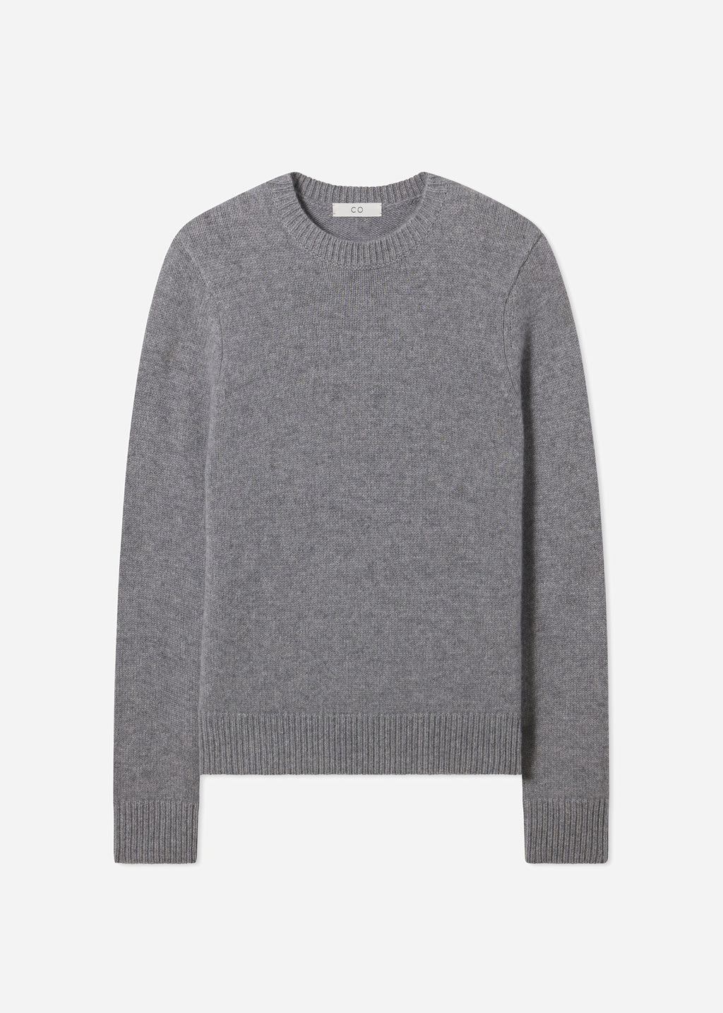 Crew Sweater in Cashmere - Grey - CO