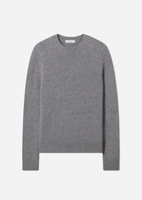 Crew Sweater in Cashmere - Grey