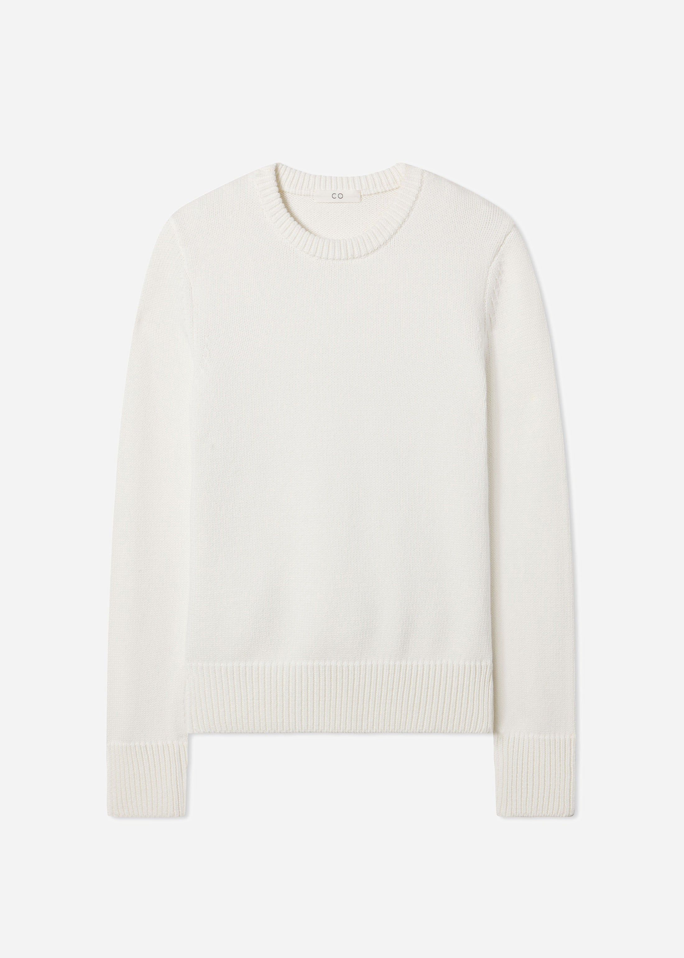 Crew Sweater in Cashmere - Wheat