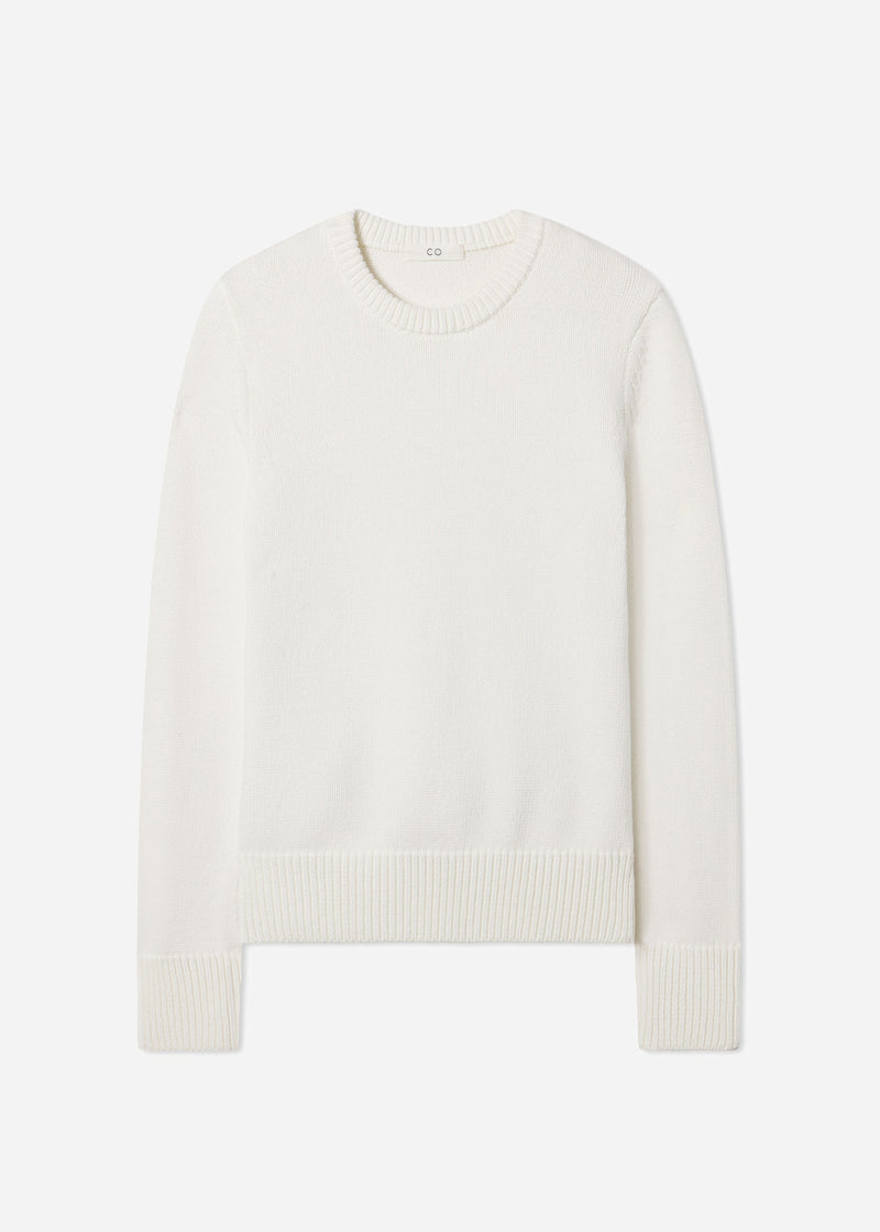 Crew Sweater in Cashmere - Wheat - CO
