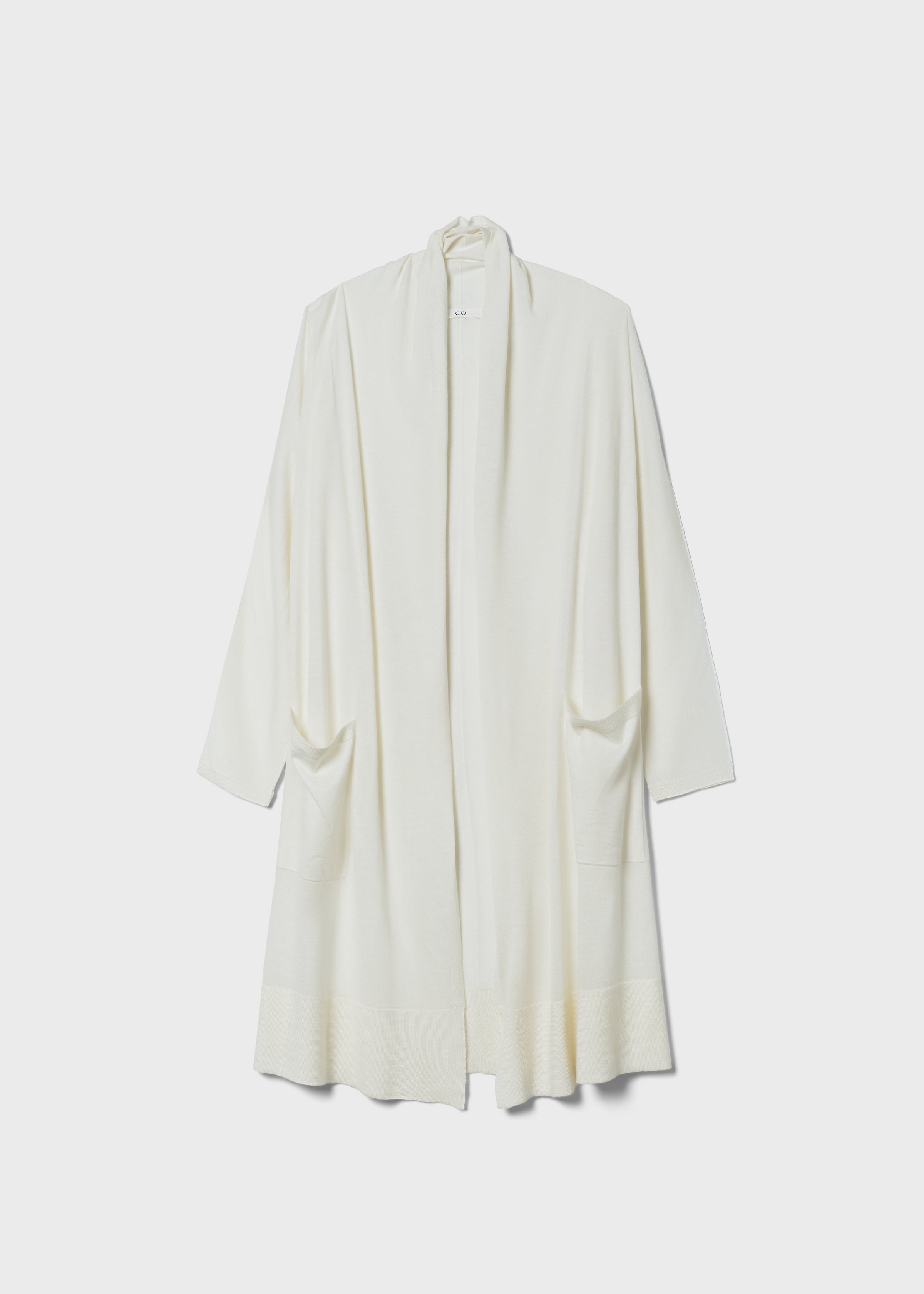 Fine Cashmere Robe - Ivory