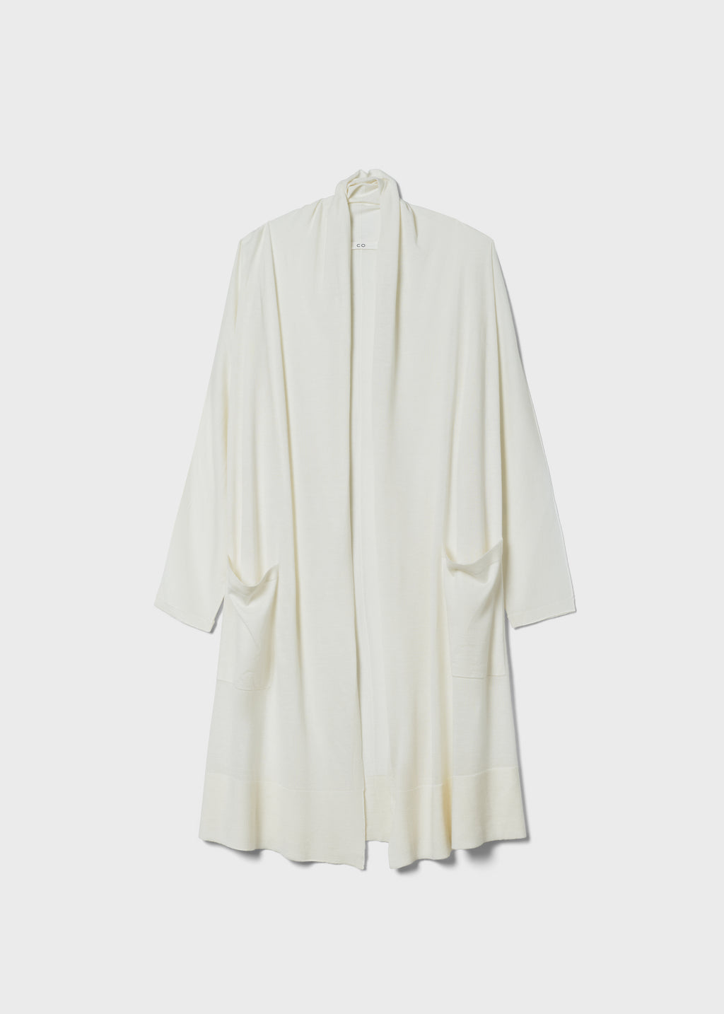 Fine Cashmere Robe - Ivory - CO